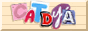 Catdya button, spelled out in ransom letters